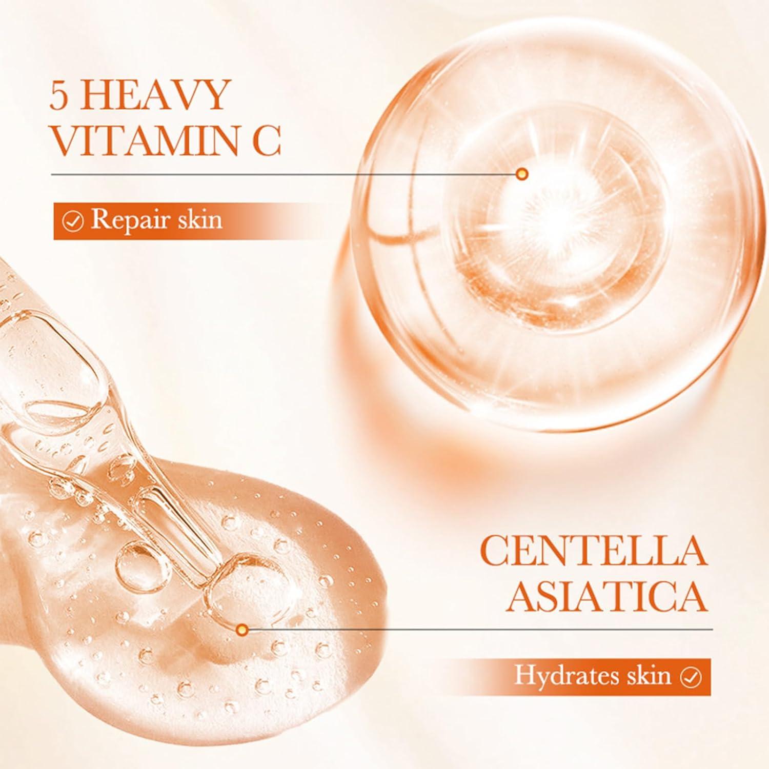 Kit de Cuidado Facial Hidratante Deepmind 6 Piezas Vitamina C