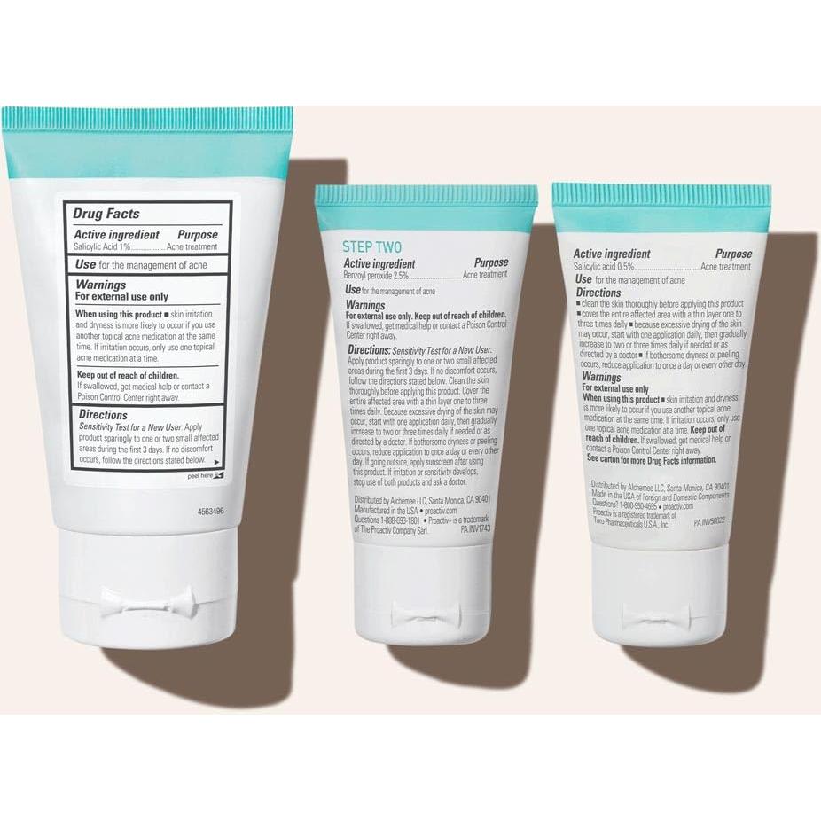 Proactiv+ Kit de 3 Pasos para el Acné - Limpiador y Tratamiento