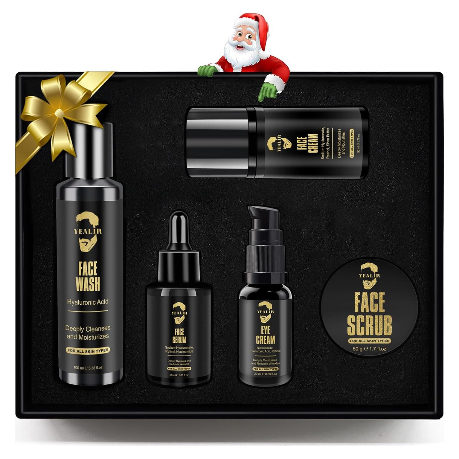 Kit de Cuidado Facial Anti-Envejecimiento Yealir 5 Piezas