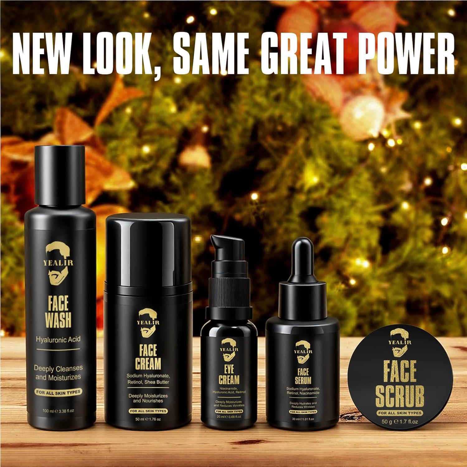 Kit de Cuidado Facial Anti-Envejecimiento Yealir 5 Piezas