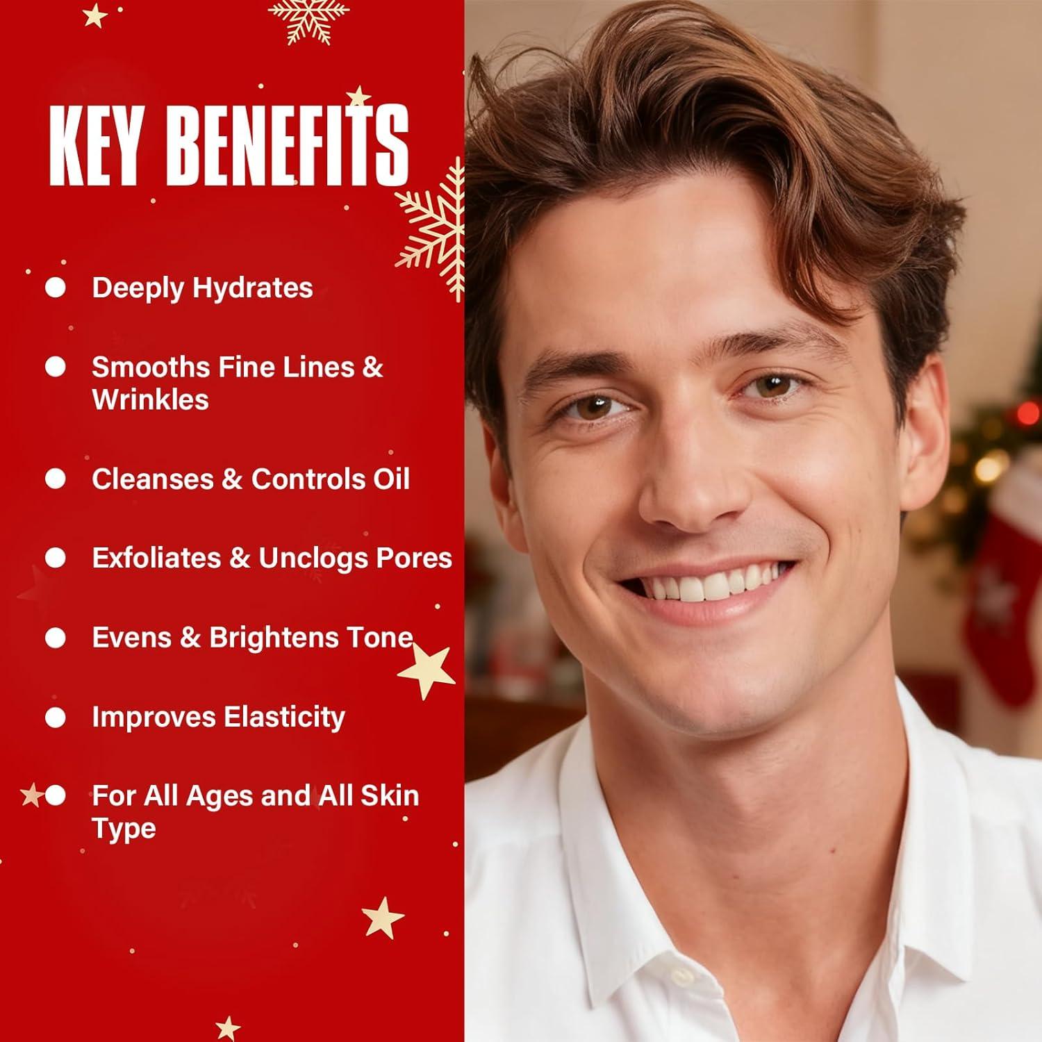 Kit de Cuidado Facial Anti-Envejecimiento Yealir 5 Piezas