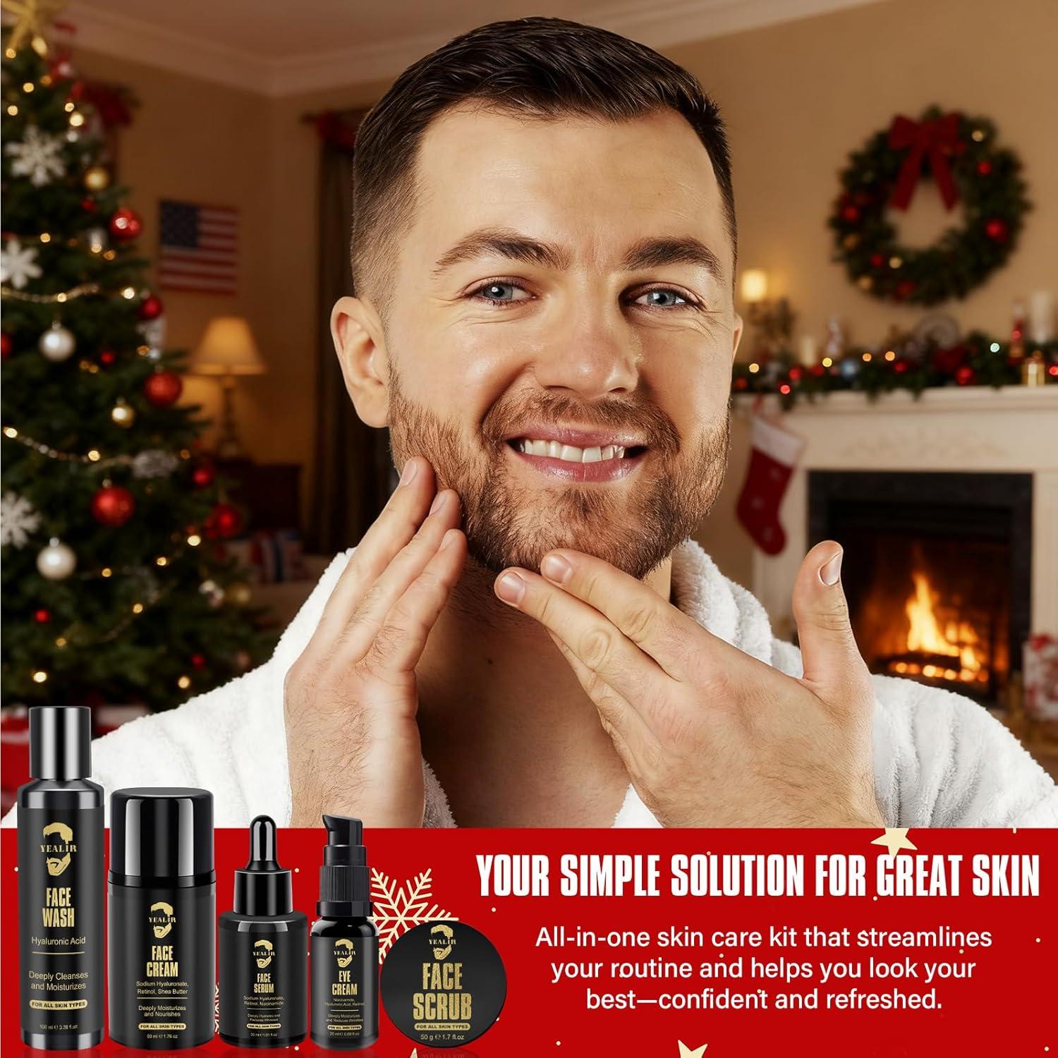 Kit de Cuidado Facial Anti-Envejecimiento Yealir 5 Piezas