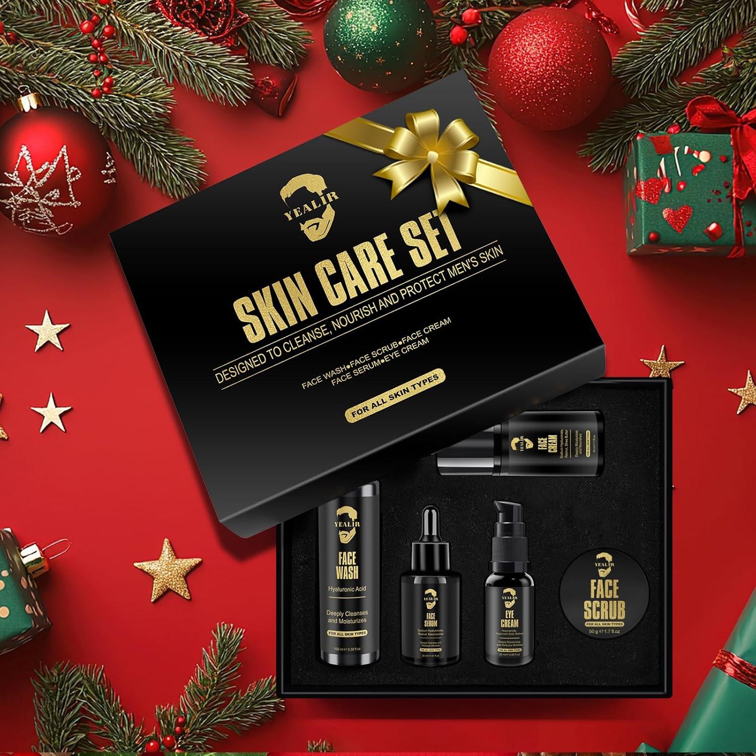 Kit de Cuidado Facial Anti-Envejecimiento Yealir 5 Piezas