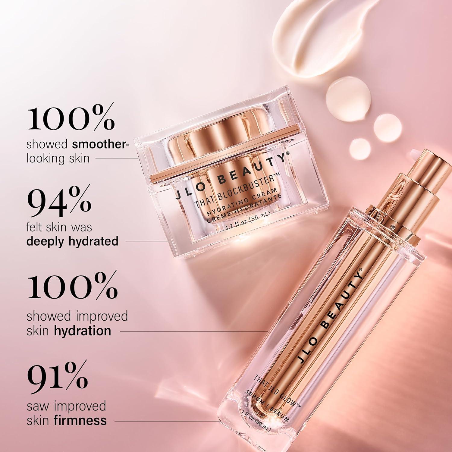 Kit de Cuidado de la Piel JLO BEAUTY 3 Piezas - Limpiador, Suero y Crema