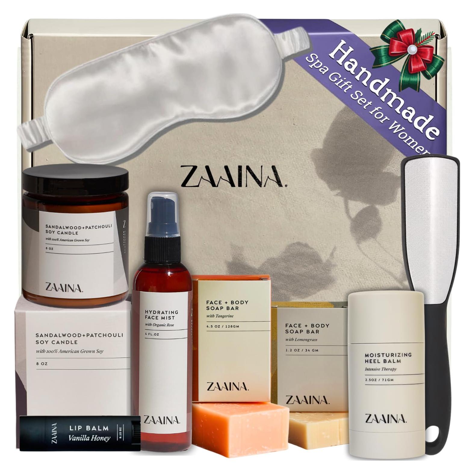 Kit de Spa de Bienestar ZAAINA - Regalo de Cuidado Personal para Mujeres