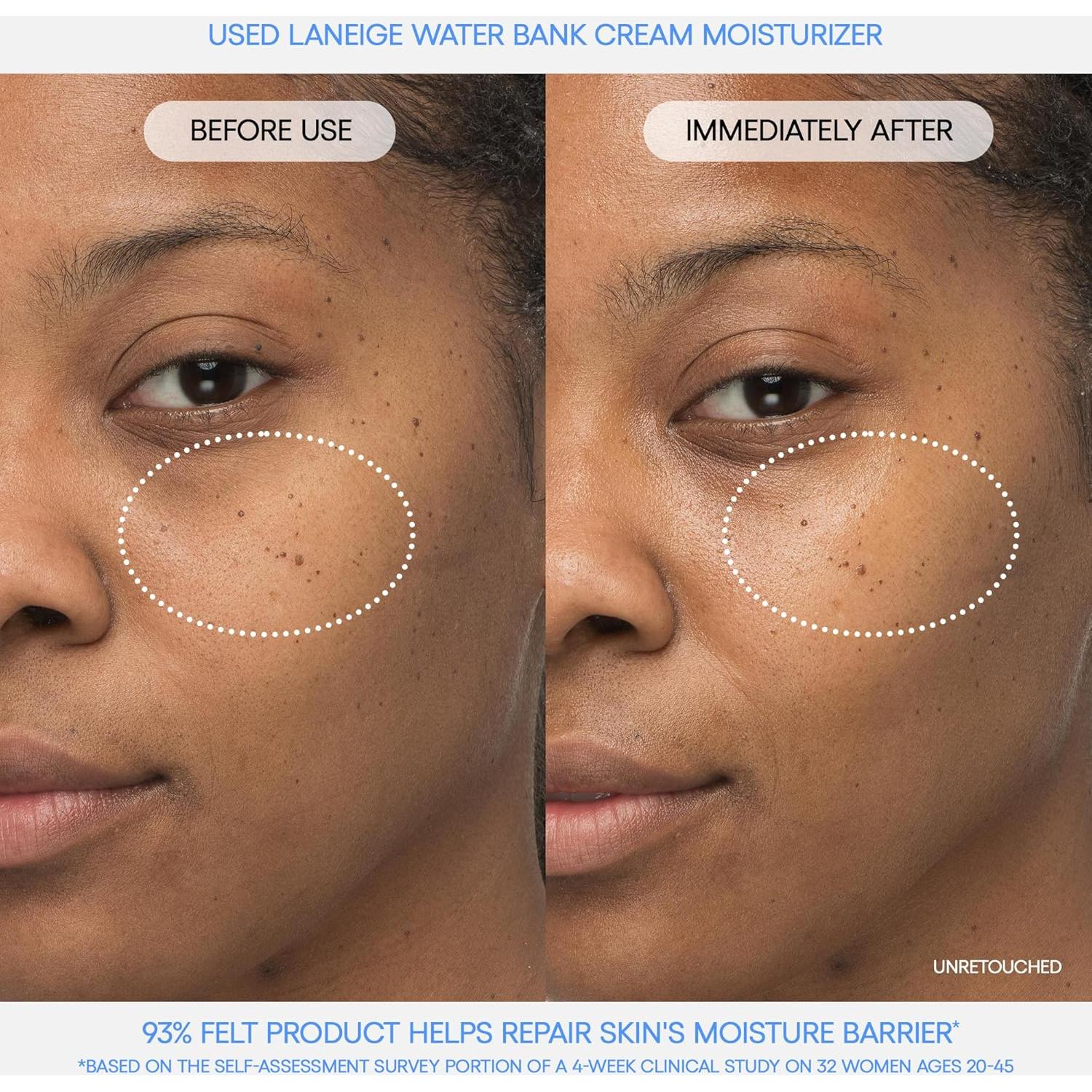 Crema Hidratante Laneige Water Bank 100g con Squalano y Ceramida