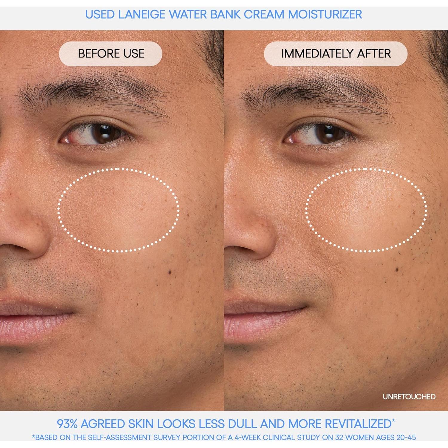 Crema Hidratante Laneige Water Bank 100g con Squalano y Ceramida