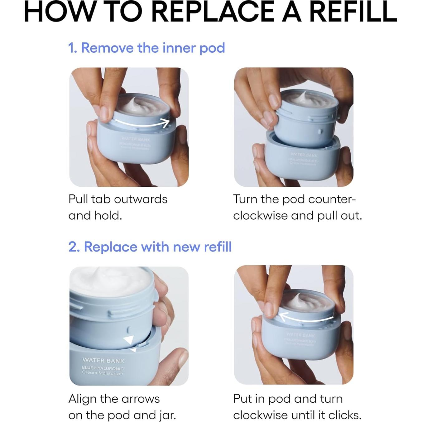 Crema Hidratante Laneige Water Bank 100g con Squalano y Ceramida