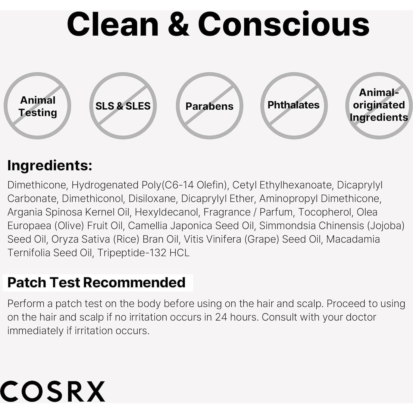 Set de Cuidado del Cabello COSRX PEPTIDE-132 - Champú, Tratamiento y Suero