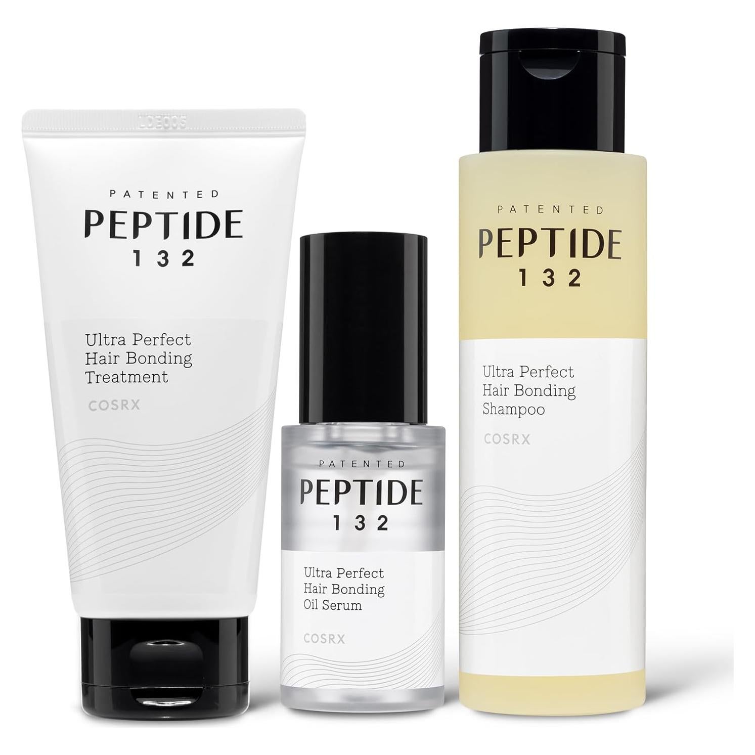 COSRX PEPTIDE 132 Trío Cuidado Cabello - Champú, Tratamiento y Suero