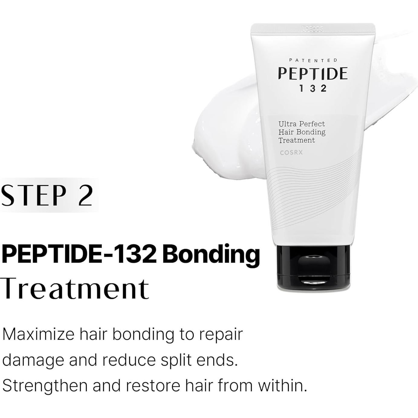 COSRX PEPTIDE 132 Trío Cuidado Cabello - Champú, Tratamiento y Suero