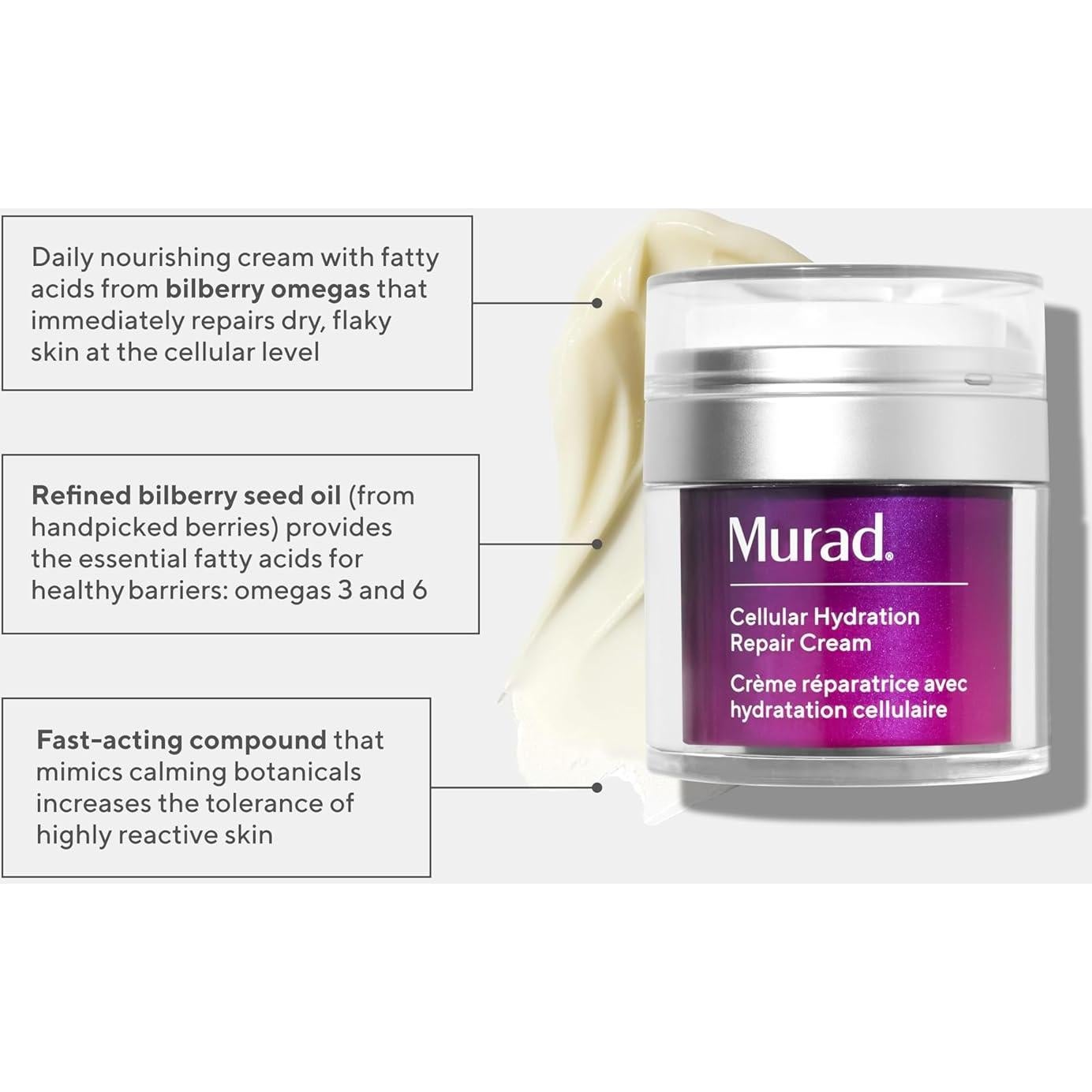 Crema Hidratante Facial Murad 50 ml - Barrera de Hidratación