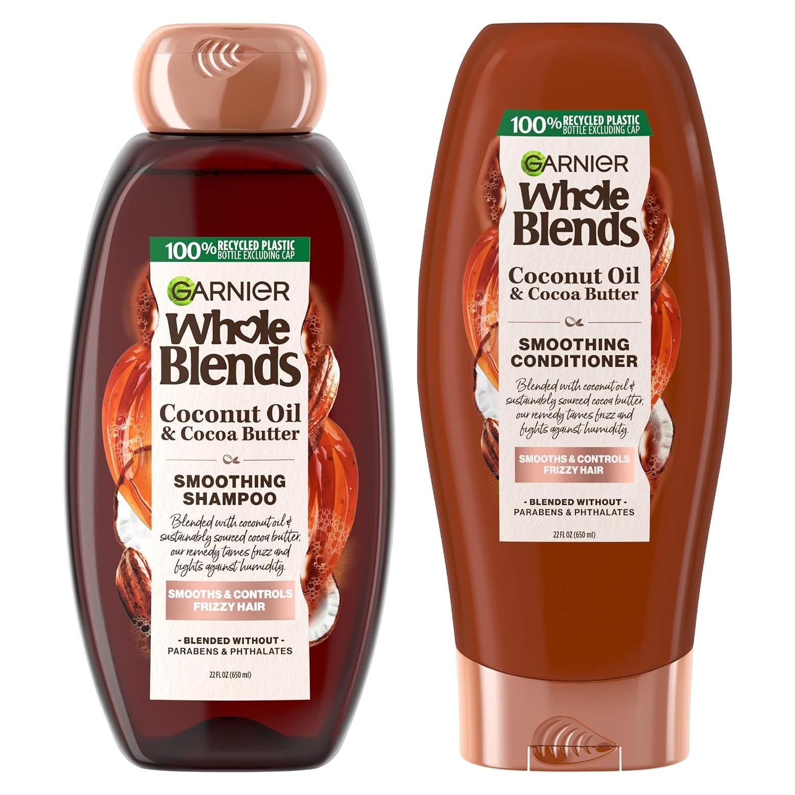 Set Champú y Acondicionador Suavizante Garnier Whole Blends 650ml