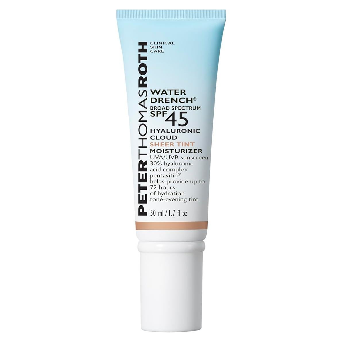 Hidratante Tinte Sheer SPF 45 Peter Thomas Roth 50 ml