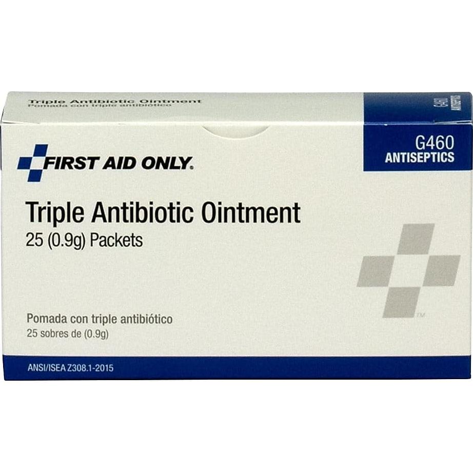 Ungüento Antibiótico Triple First Aid Only G460 - 25 Paquetes