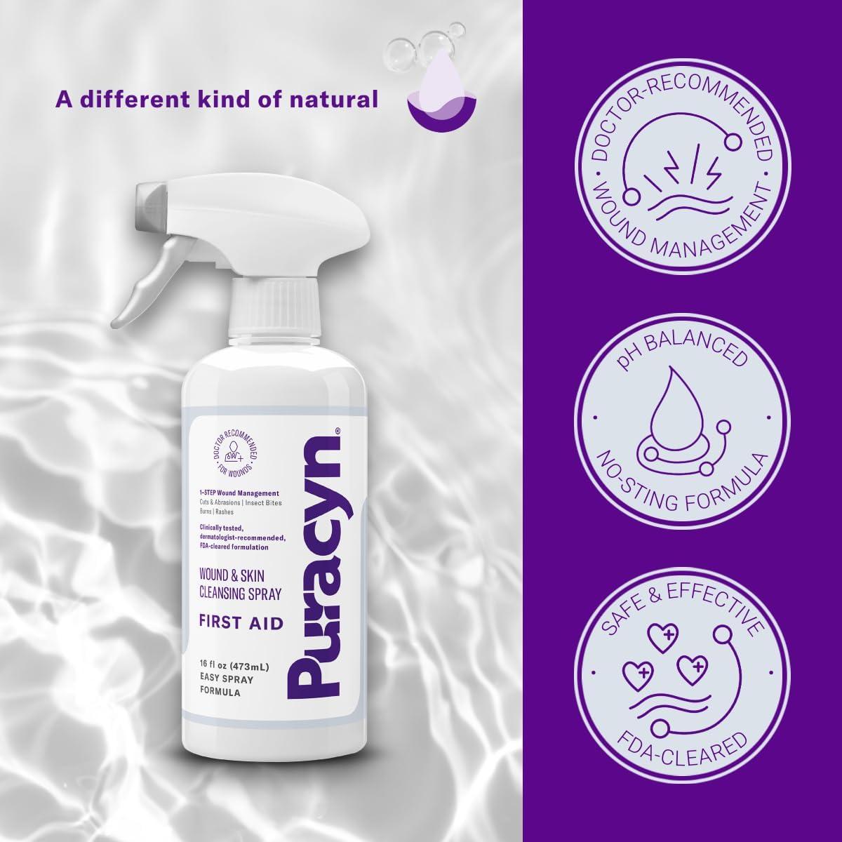 Puracyn Plus Spray Limpiador de Heridas 0.45L - Cuidado Piel