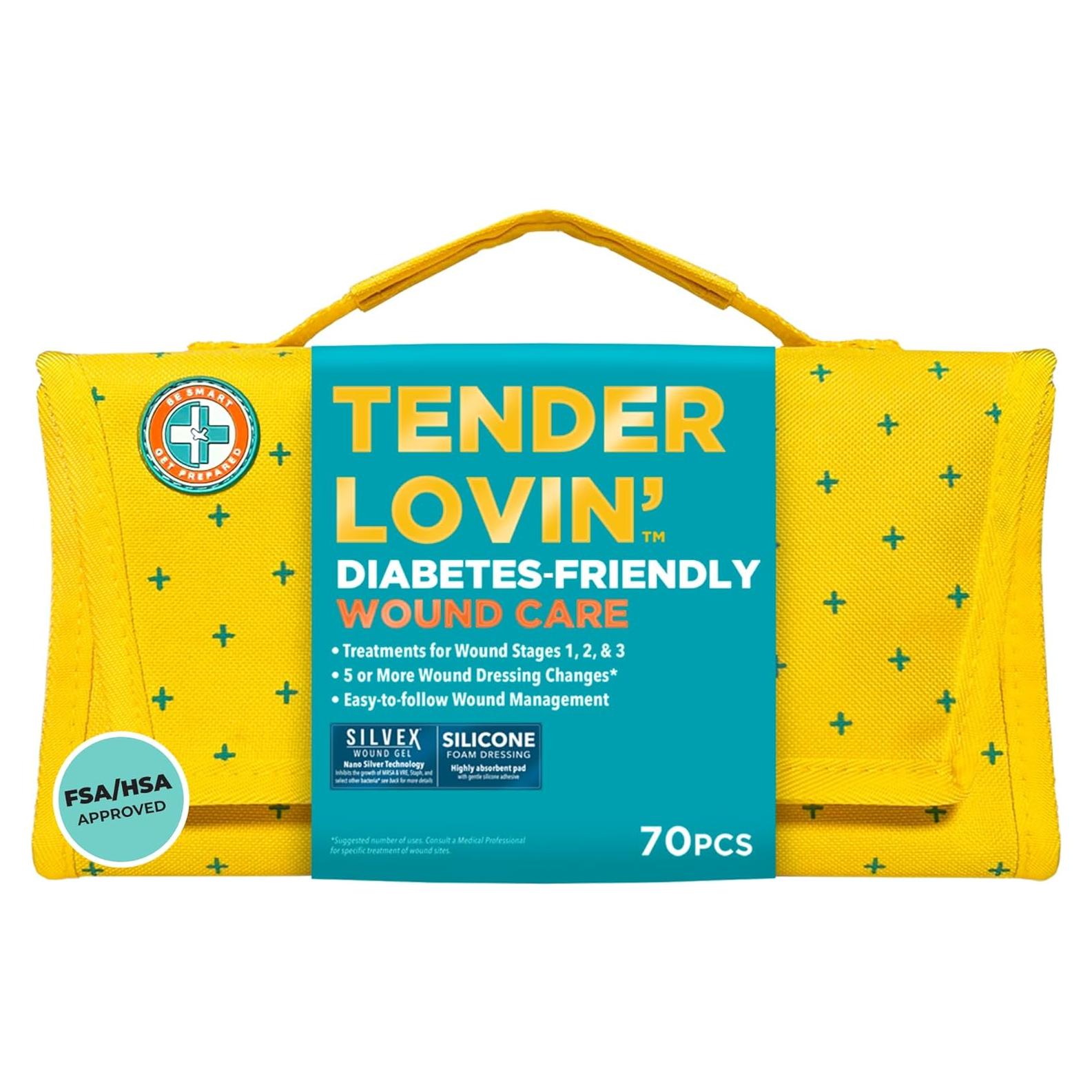 Kit de Cuidado de Heridas Diabético Be Smart 70 Piezas