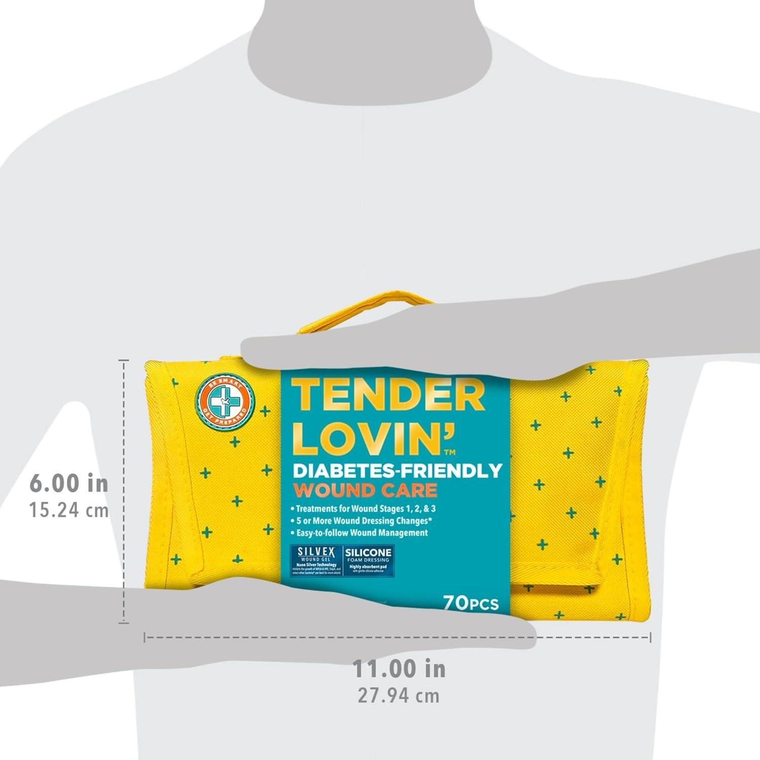 Kit de Cuidado de Heridas Diabético Be Smart 70 Piezas