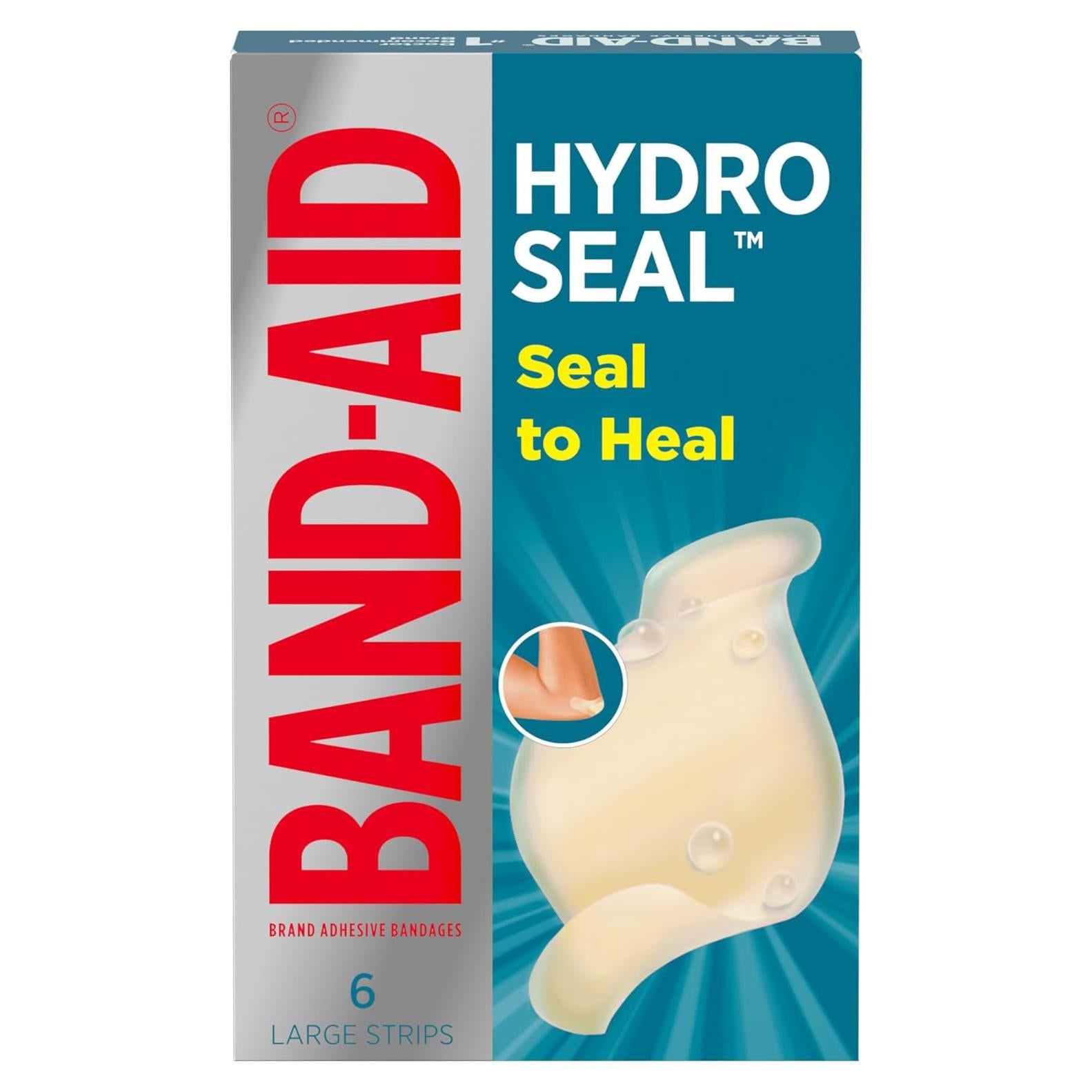 Vendajes Adhesivos Hydro Seal BAND-AID 6 ct - Impermeables