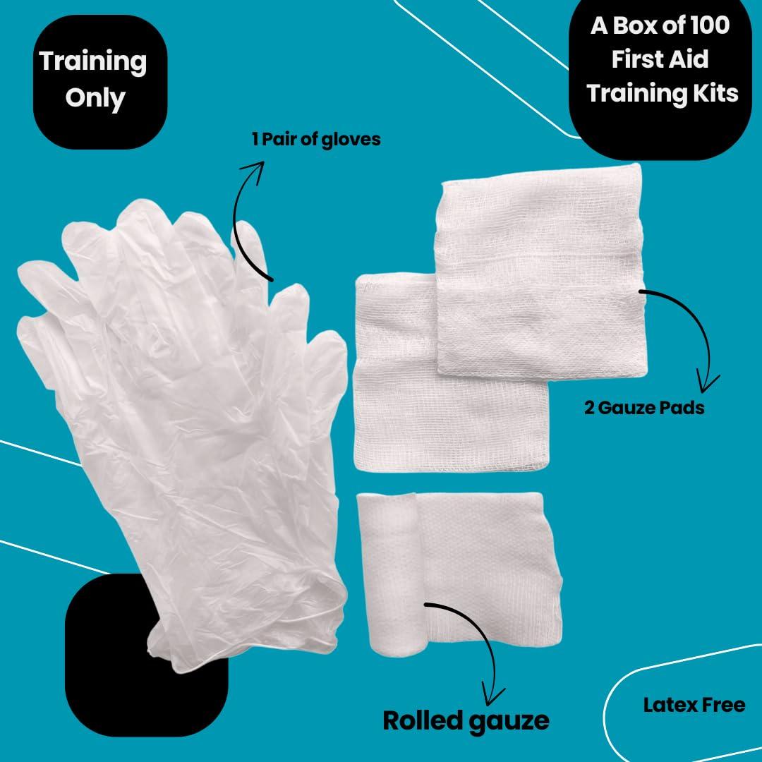 Caja de 10 Kits de Entrenamiento Primeros Auxilios MCR