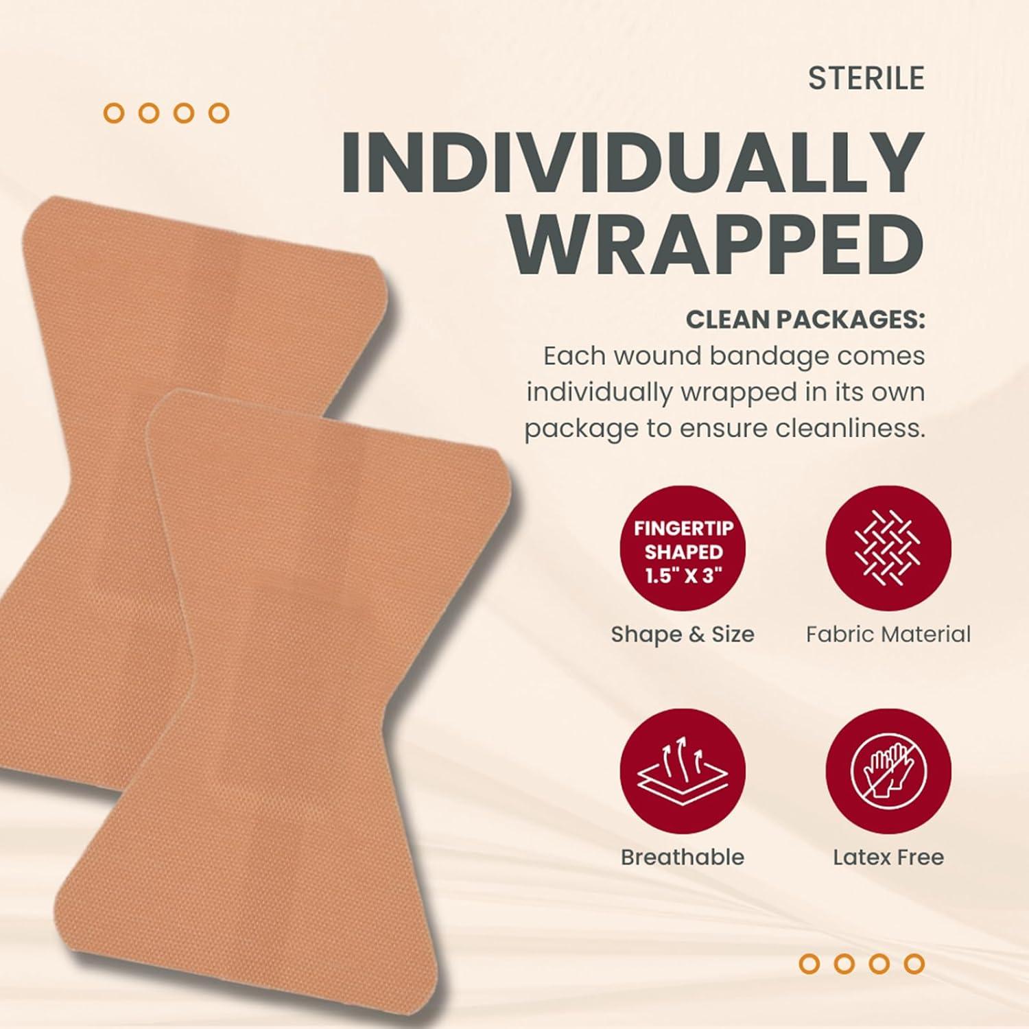 Venda Adhesiva Flexible Dealmed Punta de Dedo - 100 Unidades