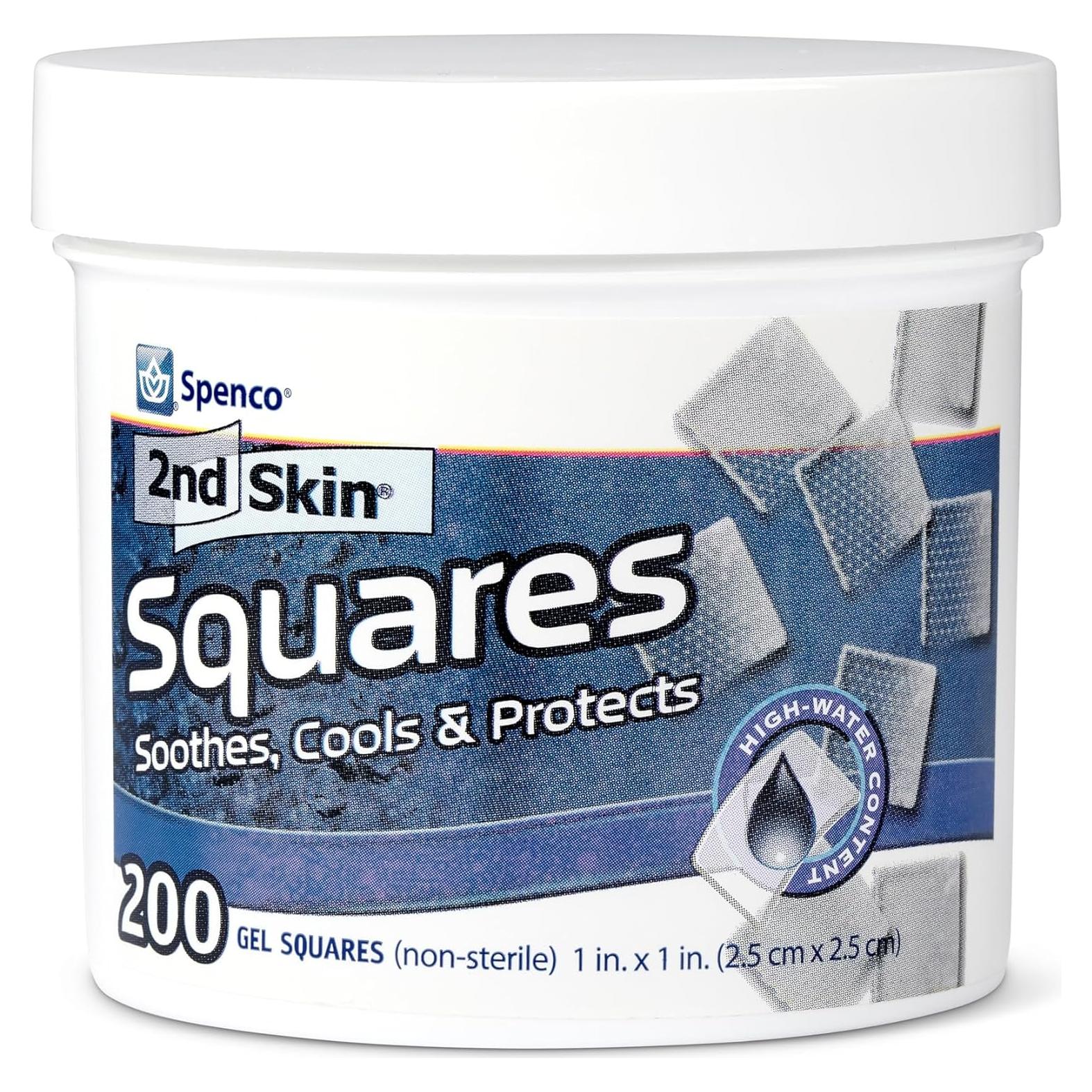 Vendaje 2nd Skin Spenco Cuadrados 2.54cm - 200 Unidades