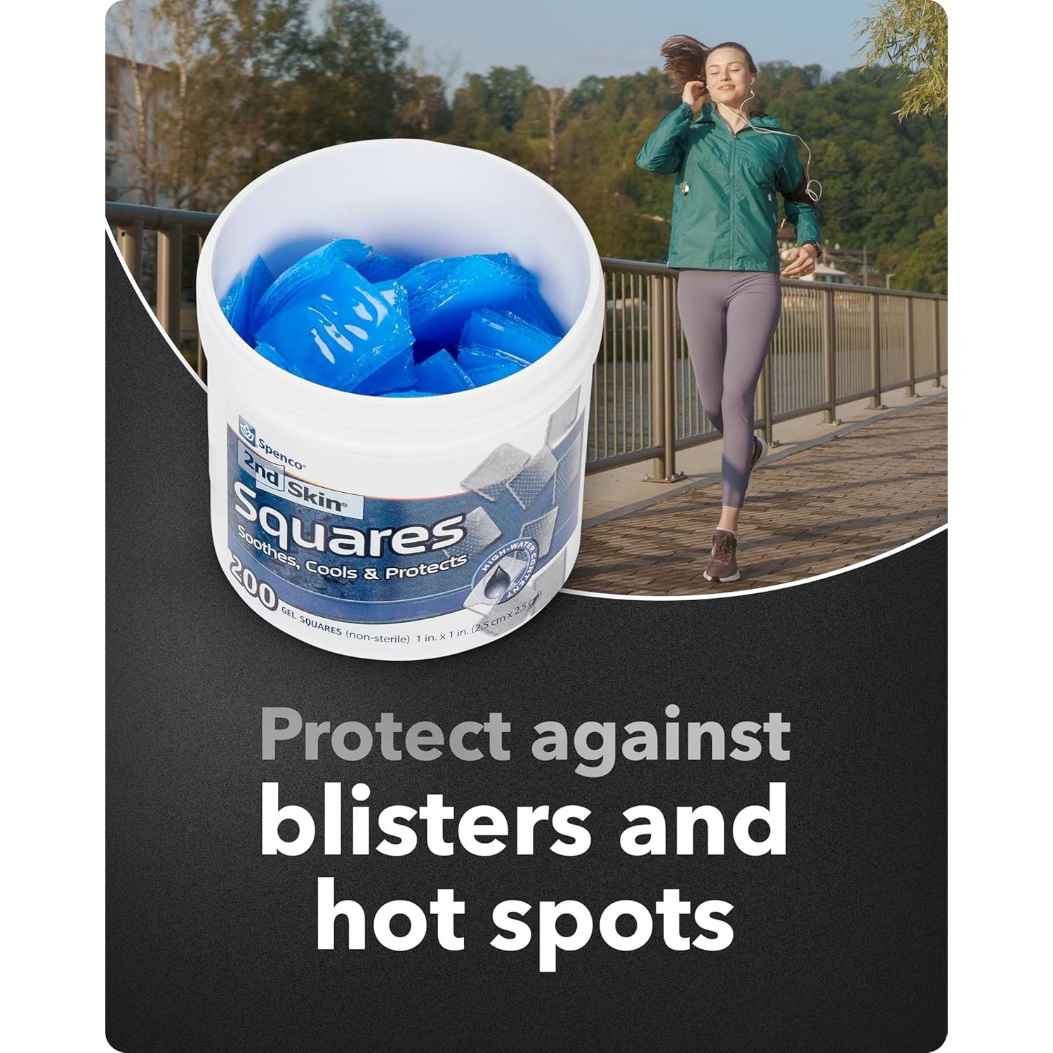 Vendaje 2nd Skin Spenco Cuadrados 2.54cm - 200 Unidades