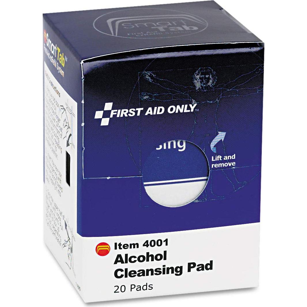 Toallitas de Limpieza con Alcohol First Aid Only FAE-4001 - 20 Unidades