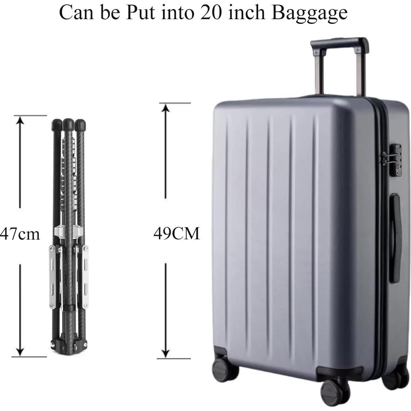 Trípode de Soporte de Luz Marsace MF-01 Fibra de Carbono 47-194 cm