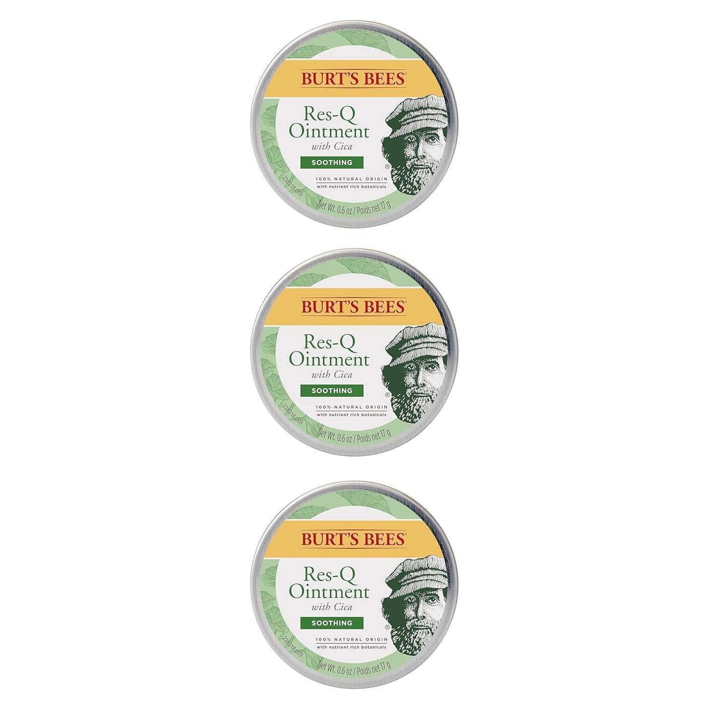 Ungüento Res-Q Burt's Bees 3 x 17 g - Cuidado Natural Piel