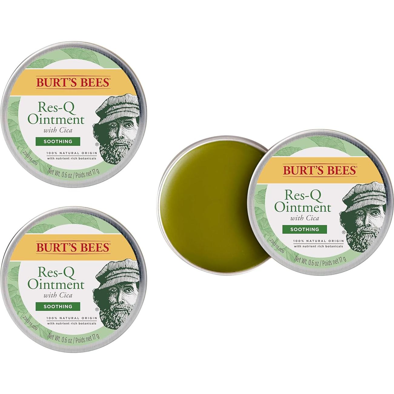 Ungüento Res-Q Burt's Bees 3 x 17 g - Cuidado Natural Piel