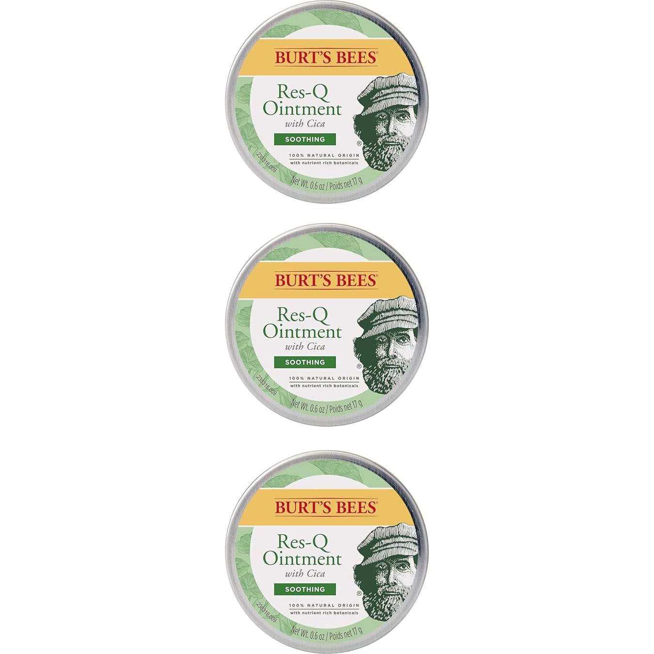 Ungüento Res-Q Burt's Bees 3 x 17 g - Cuidado Natural Piel