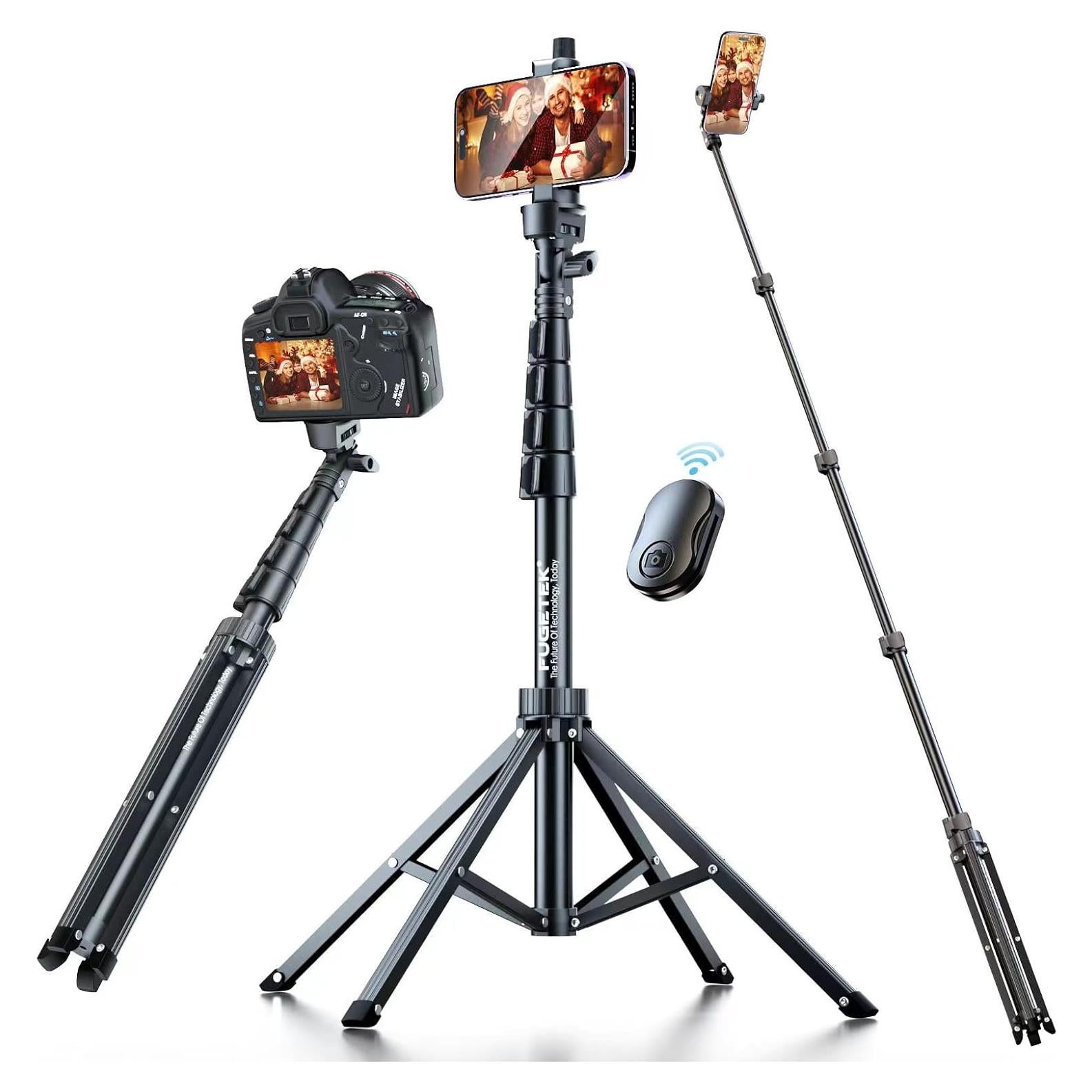 Trípode de Selfie Fugetek FT-669 157 cm Control Remoto