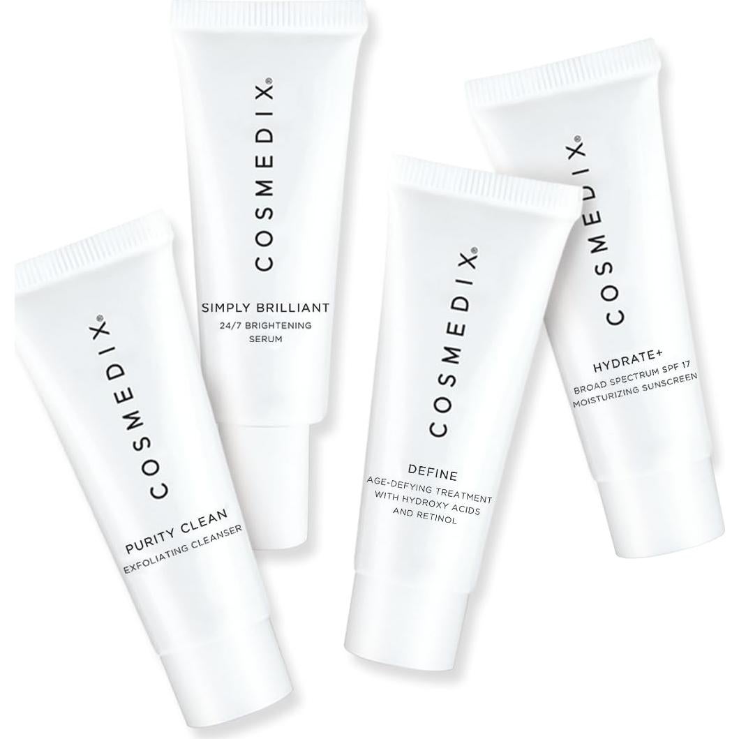 COSMEDIX Kit de Inicio 4 Piezas para Todos los Tipos de Piel