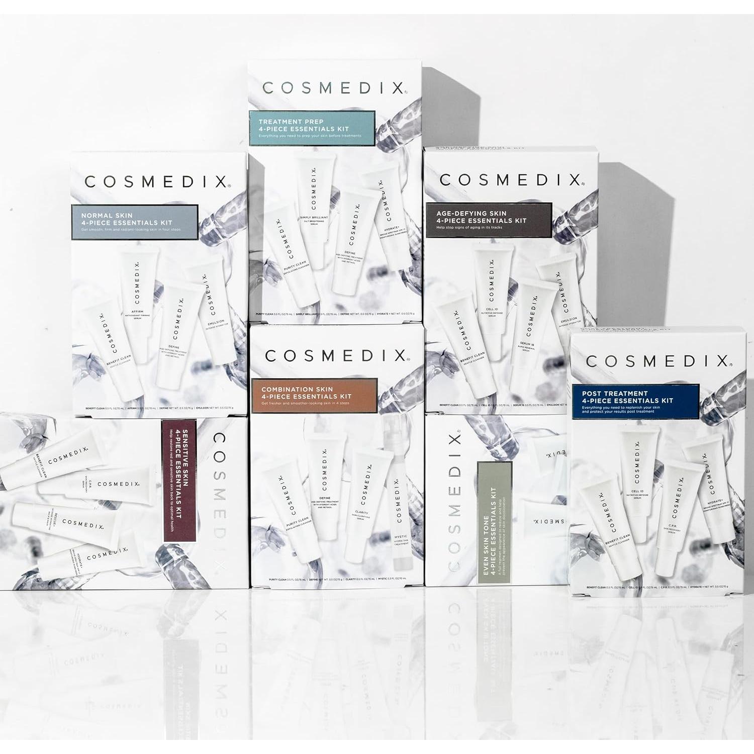 COSMEDIX Kit de Inicio 4 Piezas para Todos los Tipos de Piel