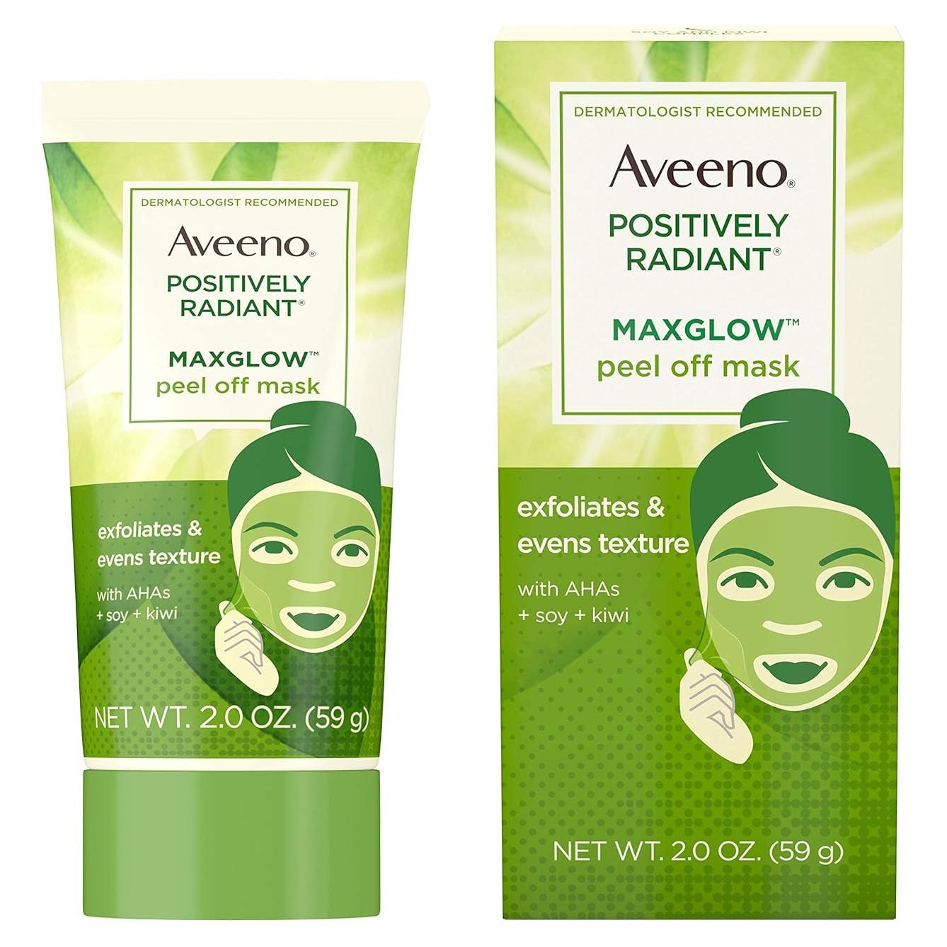 Máscara Exfoliante Peel Off Aveeno 59 ml - Radiante y Suave