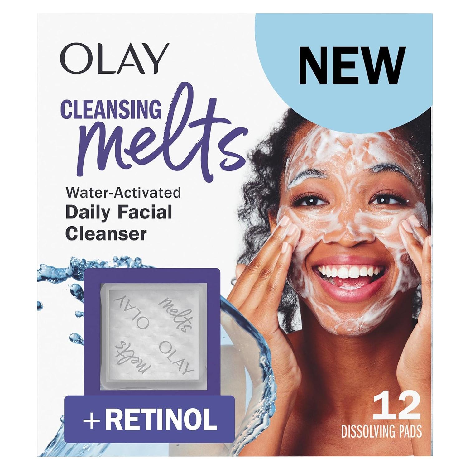 Olay Cleansing Melts Jabón Facial Retinol 12 Unidades 18g