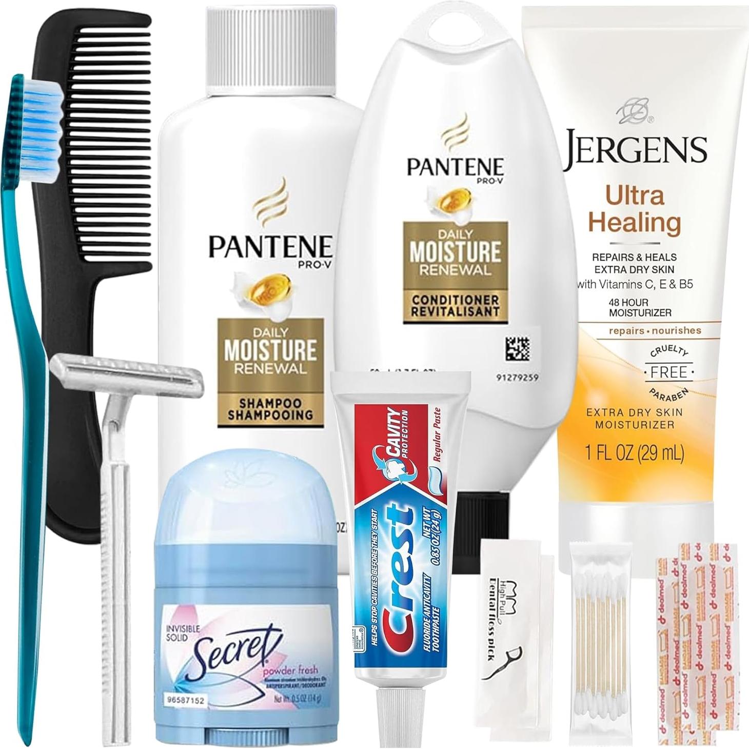 Kit de Aseo de Viaje Trektote - 15 Piezas TSA para Hombres y Mujeres