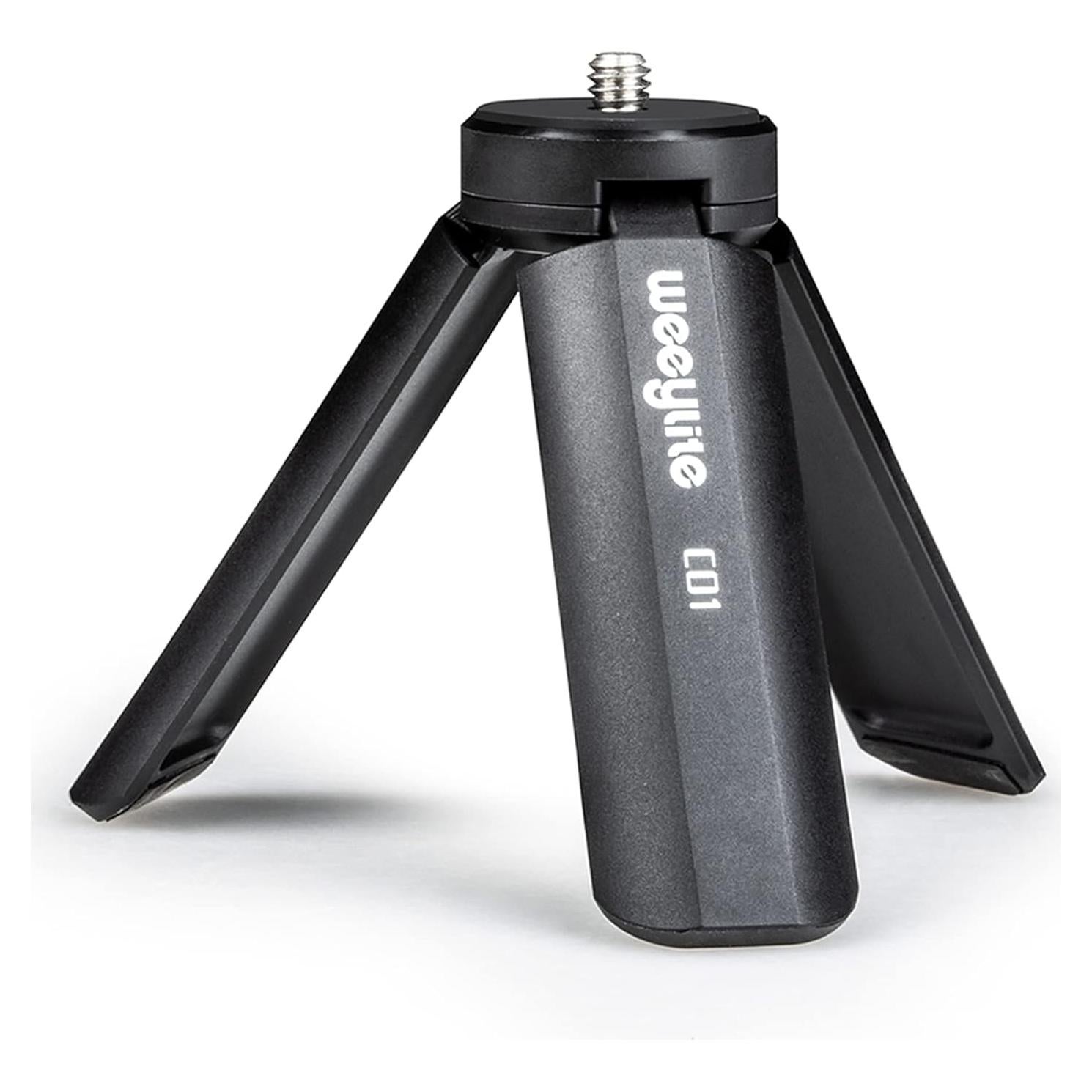 Trípode Mini Weeylite K21, Soporte Compacto 1/4 para Cámara