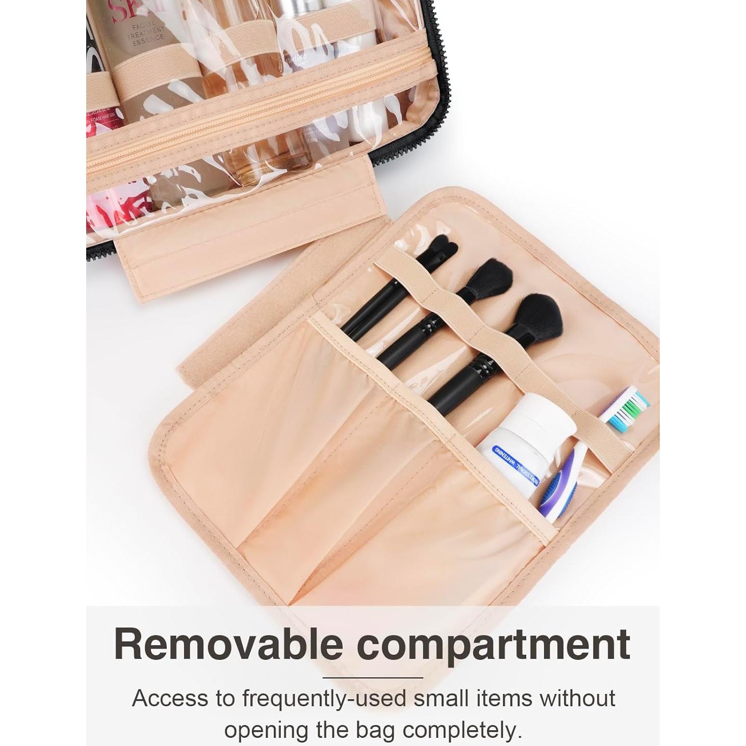 Bolsa de Aseo Colgante Negra XSB-405-WM Impermeable 32x24cm