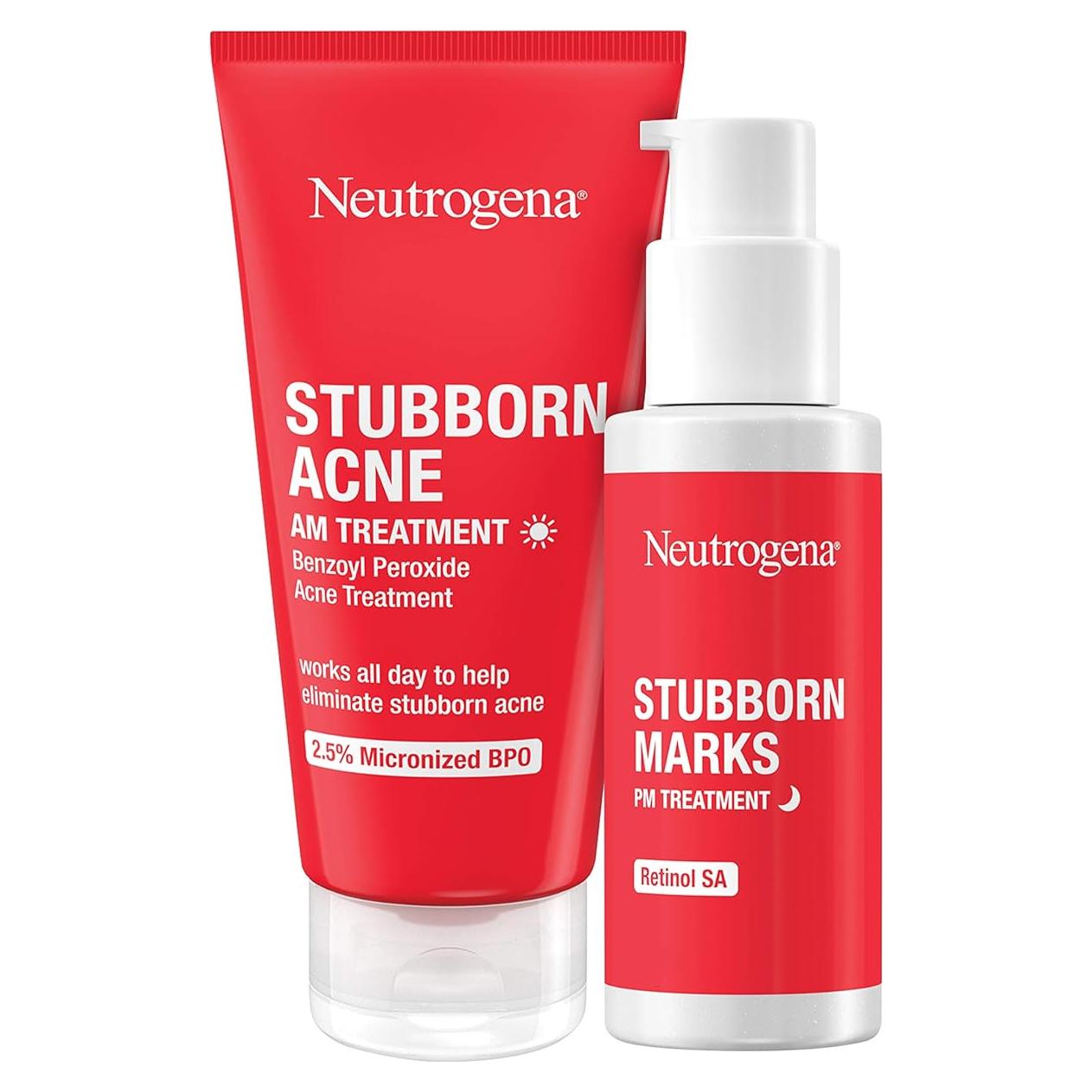 Neutrogena Tratamiento Facial AM y PM para Acné y Marcas