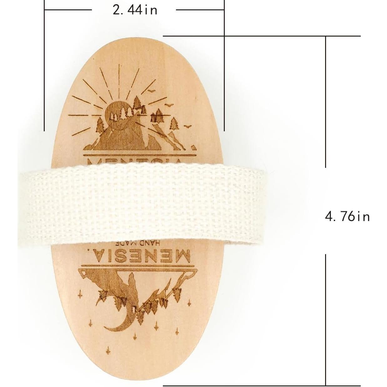 Cepillo corporal en seco Menesia - Exfoliante de cerdas naturales