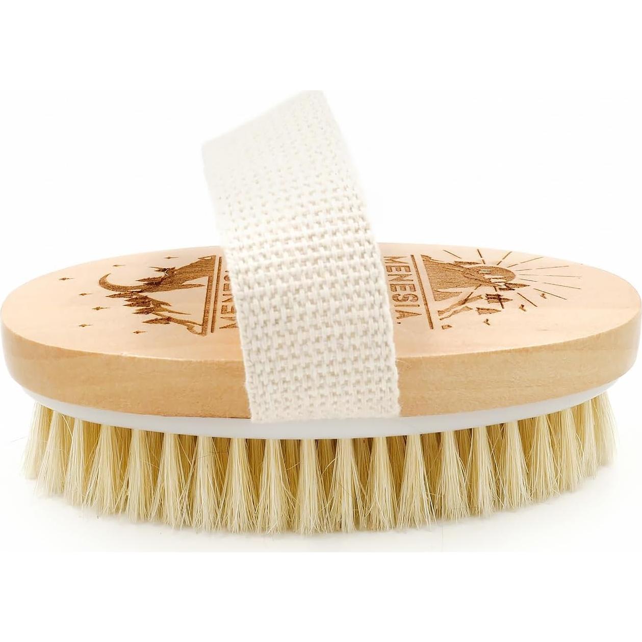 Cepillo corporal en seco Menesia - Exfoliante de cerdas naturales