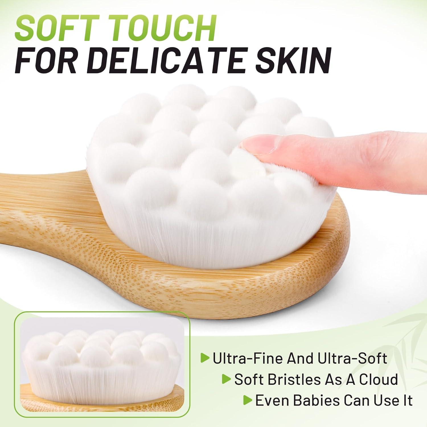 Cepillo de Espalda NURENDER 43.94 cm Cerdas Suaves Antideslizante