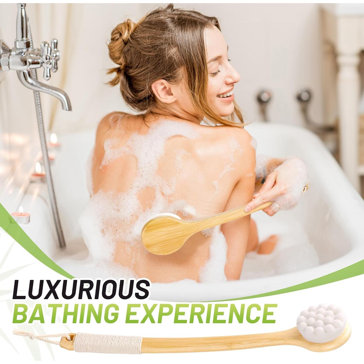 Cepillo de Espalda NURENDER 43.94 cm Cerdas Suaves Antideslizante