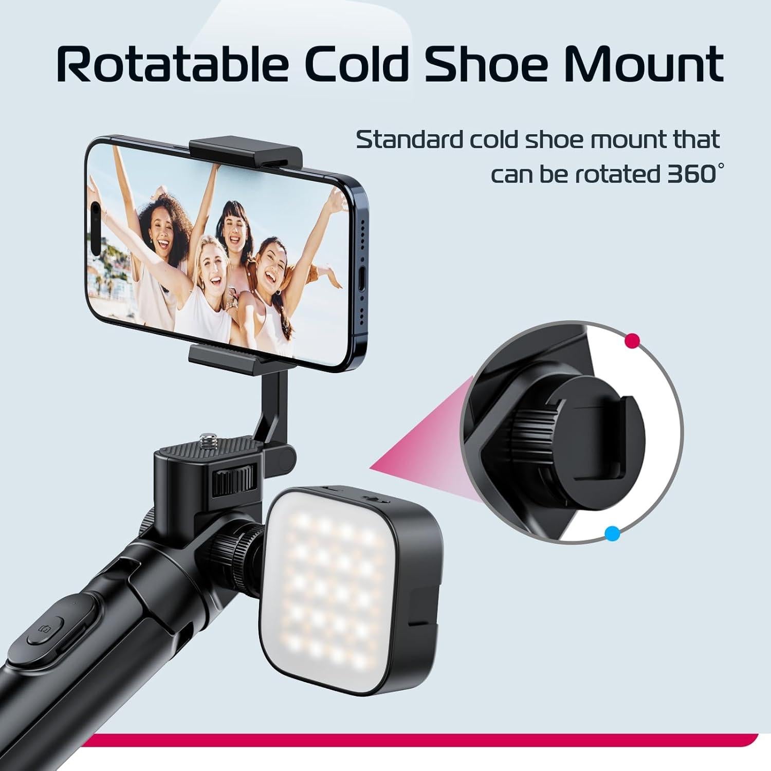 Trípode Extensible ULANZI MT-70 para Teléfono y Cámara 160 cm