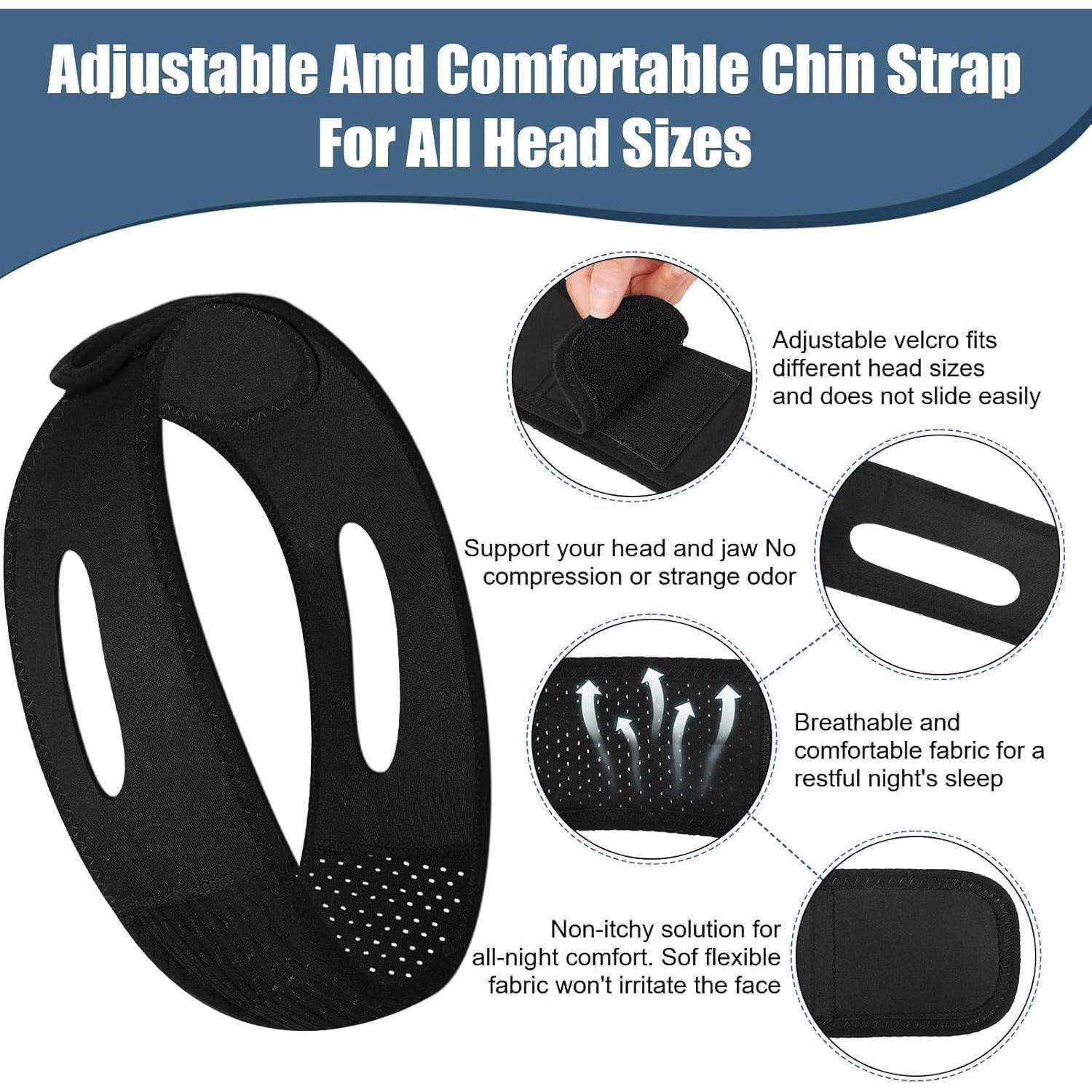 Correa de mentón anti ronquidos LUNIA - Ajustable 67cm