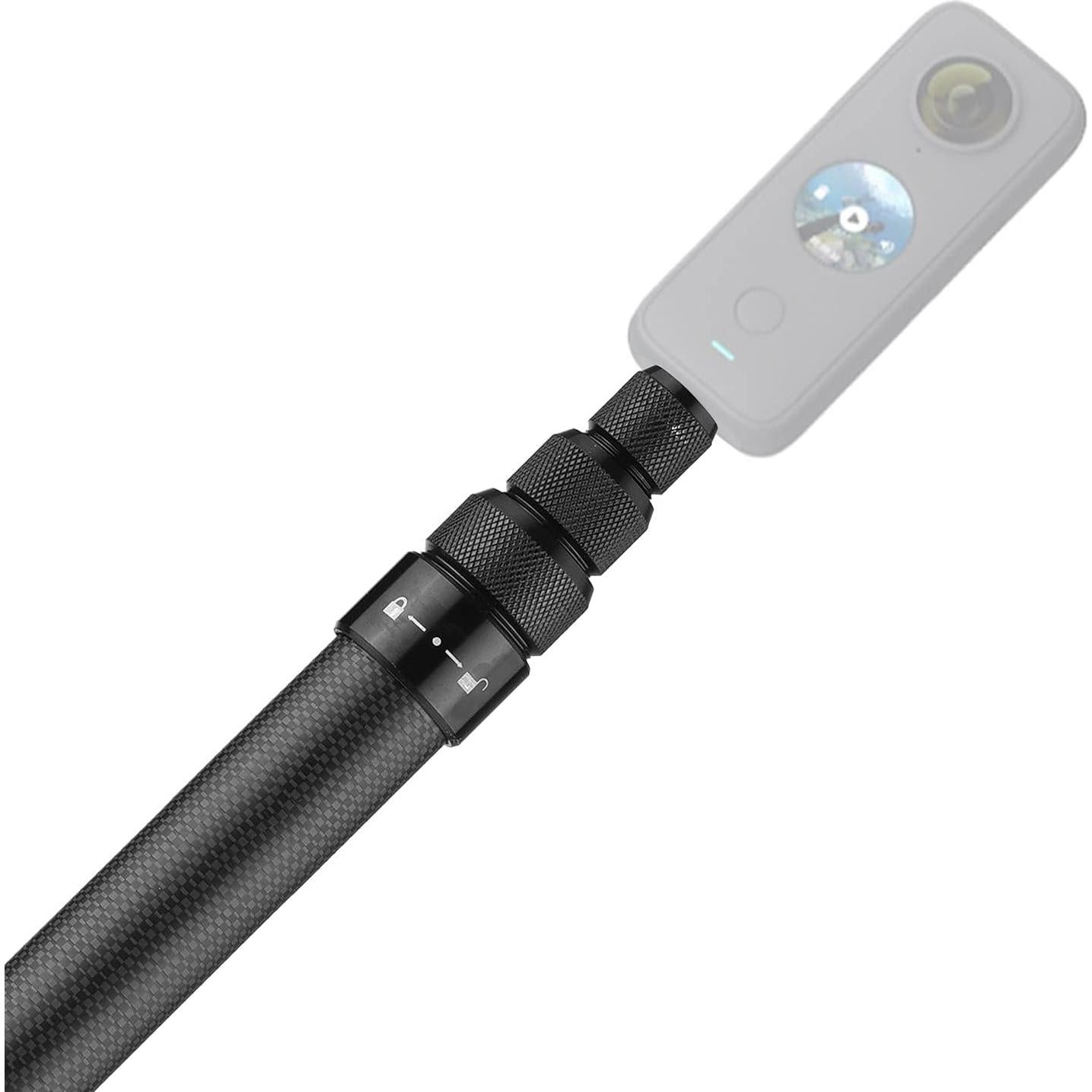 Palo de Selfie Andoer de Fibra de Carbono 1.5m Ajustable