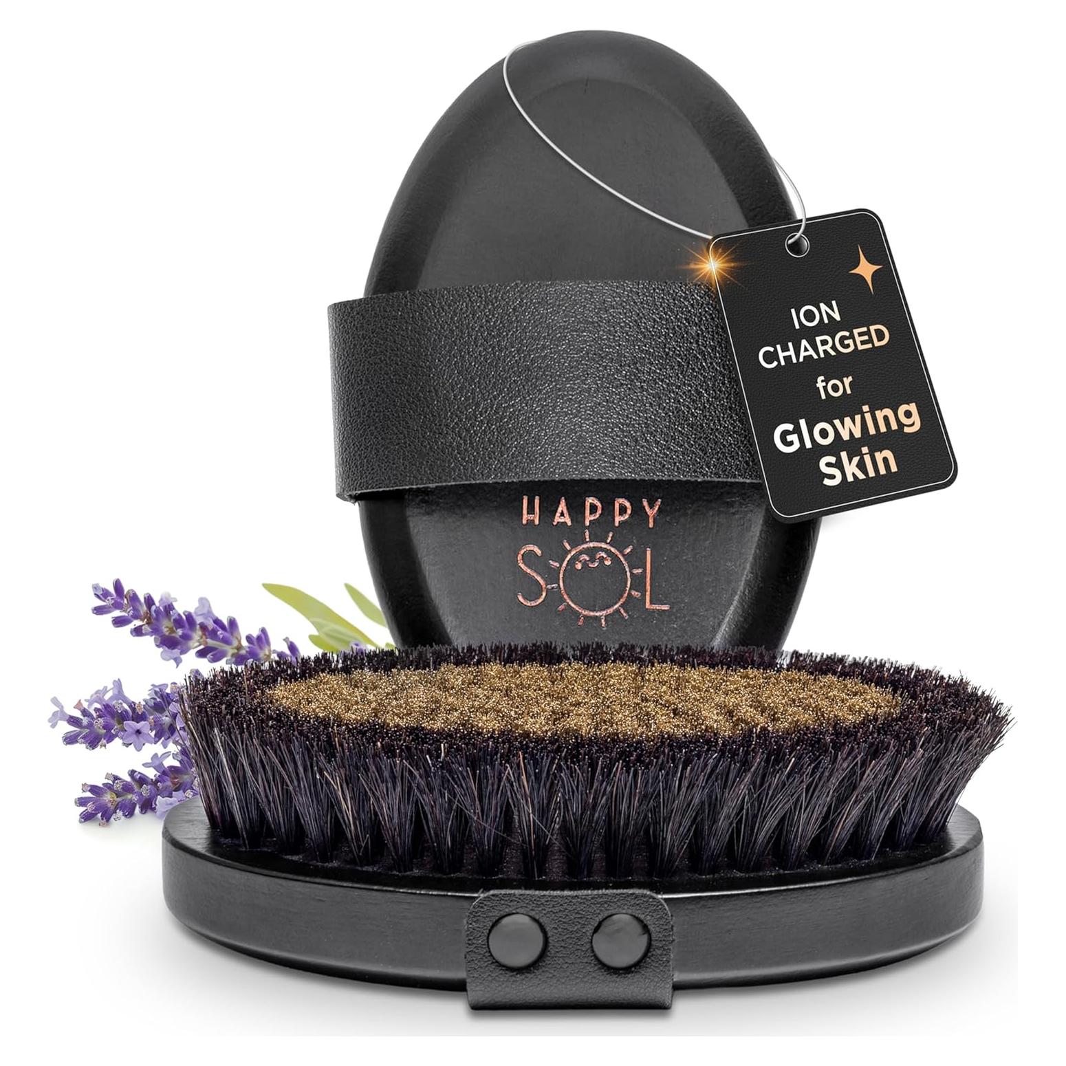 Cepillo Corporal de Cobre Happy Sol para Drenaje Linfático