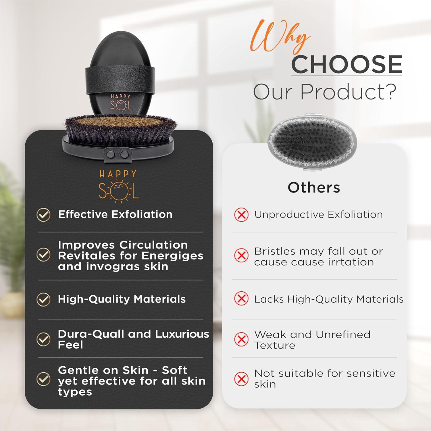 Cepillo Corporal de Cobre Happy Sol para Drenaje Linfático